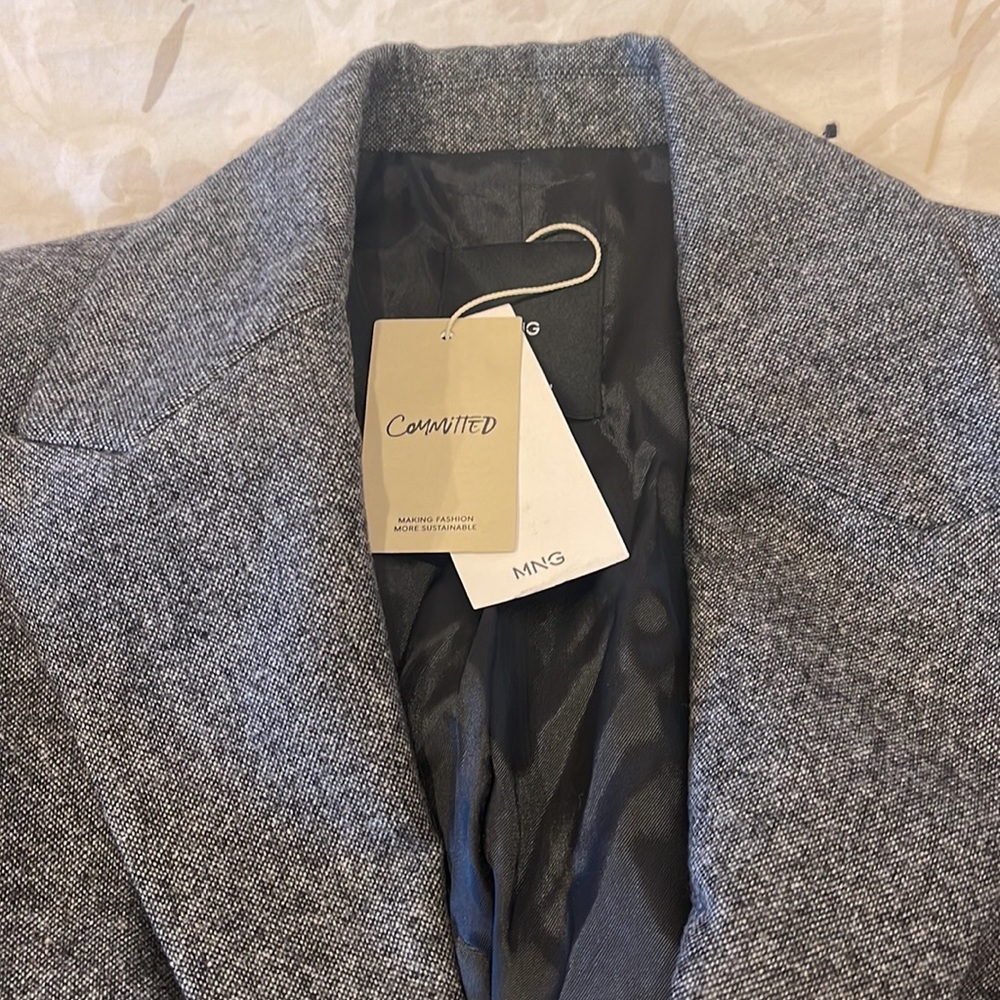NWT Mango Wool Suit, Pant and Blazer - Picture 9 of 10